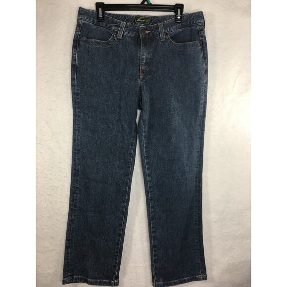 Vintage Eddie Bauer Blue Jeans Straight Leg Women's Size‎ 10 Regular - Picture 1 of 11